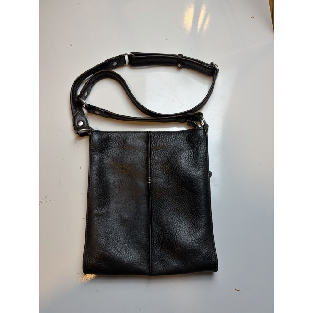 Ellington Brown Leather Crossbody Bag